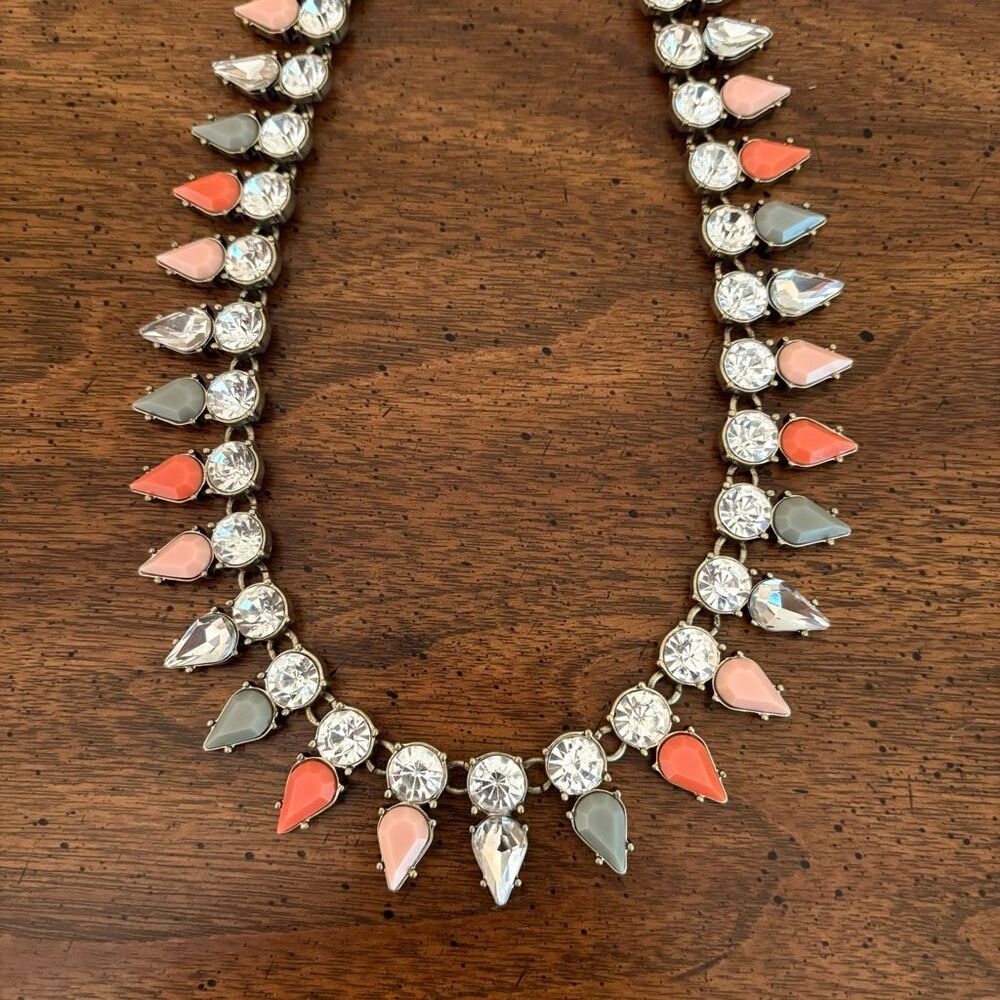 J.Crew Factory | Stone Drops Necklace | 18” Adjustable